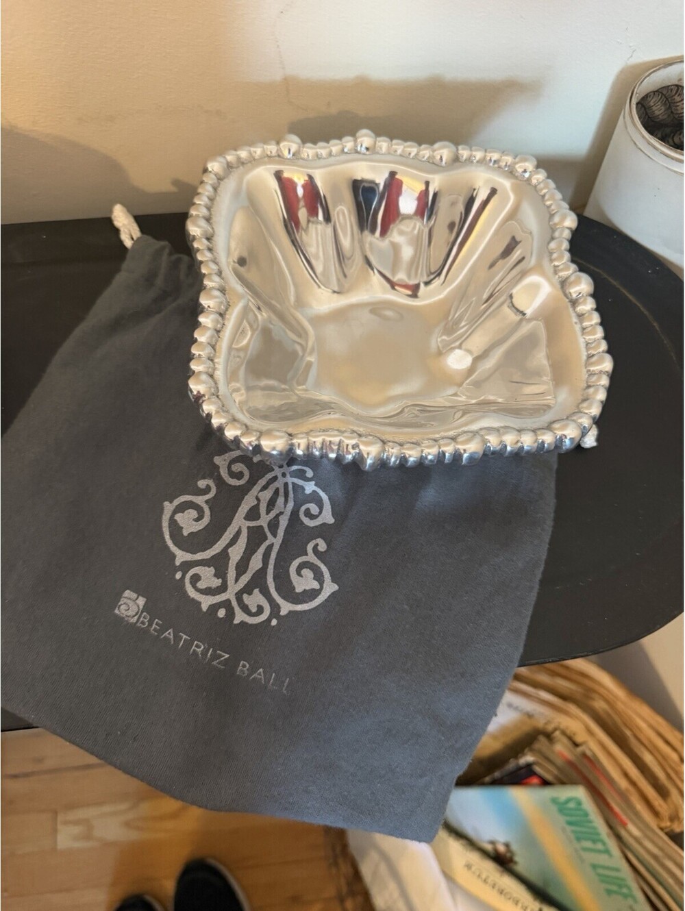 Beatriz Ball Pearl Olanissimo Square Bowl Small